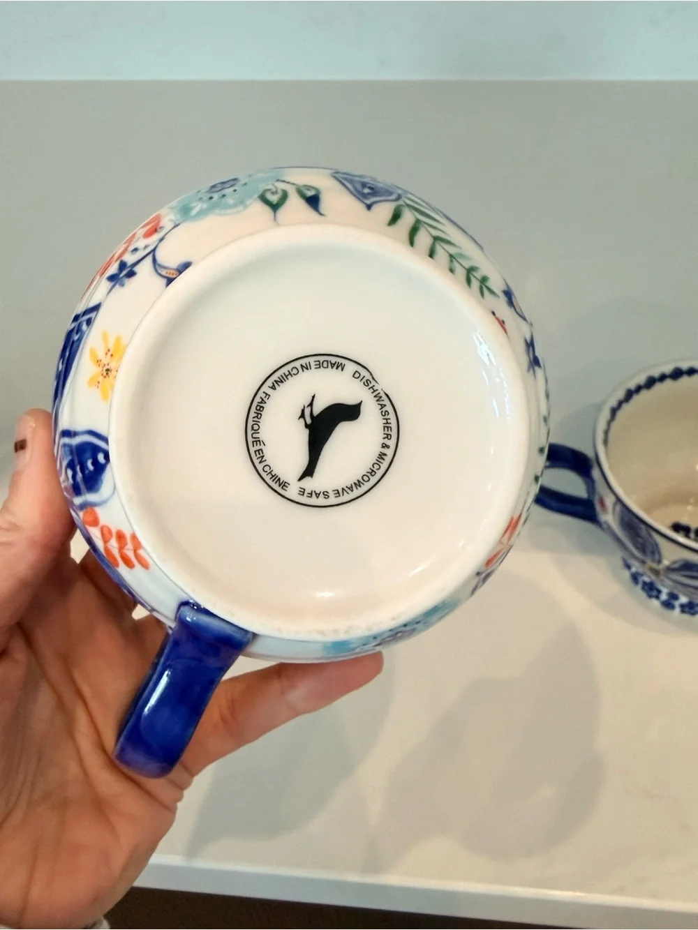 3 Anthropologie coffee cups
